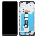 DISPLAY LCD + TOUCHSCREEN DISPLAY COMPLETO + FRAME PER MOTOROLA MOTO E32 (XT2227) NERO ORIGINALE (SERVICE PACK 5D68C20684)