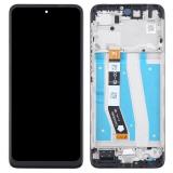 DISPLAY LCD + TOUCHSCREEN DISPLAY COMPLETO + FRAME PER MOTOROLA MOTO G14 (XT2341) NERO ORIGINALE