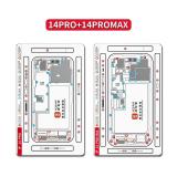 YCS TAMPONE MAGNETICO DI STOCCAGGIO DELLA VITE DI RIPARAZIONE PER APPLE IPHONE 14 PRO 6.1 / IPHONE 14 PRO MAX 6.7