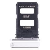 DUAL SIM TRAY PER XIAOMI 14 (23127PN0CC 23127PN0CG) BIANCO