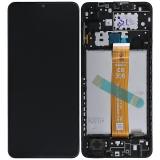 DISPLAY LCD + TOUCHSCREEN DISPLAY COMPLETO + FRAME PER SAMSUNG GALAXY A12 A125F NERO