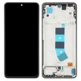 TOUCHSCREEN + DISPLAY AMOLED DISPLAY COMPLETO + FRAME PER XIAOMI REDMI NOTE 13 4G (23129RAA4G 23124RA7EO) NERO ORIGINALE (SERVICE PACK)