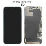 TOUCHSCREEN + DISPLAY LCD DISPLAY COMPLETO PER APPLE IPHONE 12 6.1 / IPHONE 12 PRO 6.1 INCELL TD