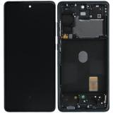 DISPLAY LCD + TOUCHSCREEN DISPLAY COMPLETO + FRAME PER SAMSUNG GALAXY S20 FE / S20 LITE G780F / S20 FE 5G G781 BLU/NERO ORIGINALE (SERVICE PACK)