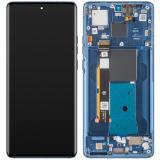 TOUCHSCREEN + DISPLAY AMOLED DISPLAY COMPLETO + FRAME PER MOTOROLA EDGE 40 (XT2303-2) BLU ORIGINALE (SERVICE PACK 5D68C22671)