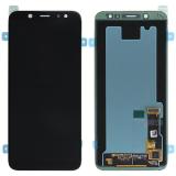 DISPLAY LCD + TOUCHSCREEN DISPLAY COMPLETO SENZA FRAME PER SAMSUNG GALAXY A6 A600F NERO (SERVICE PACK)