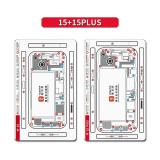 YCS TAMPONE MAGNETICO DI STOCCAGGIO DELLA VITE DI RIPARAZIONE PER APPLE IPHONE 15 6.1 / IPHONE 15 PLUS 6.7